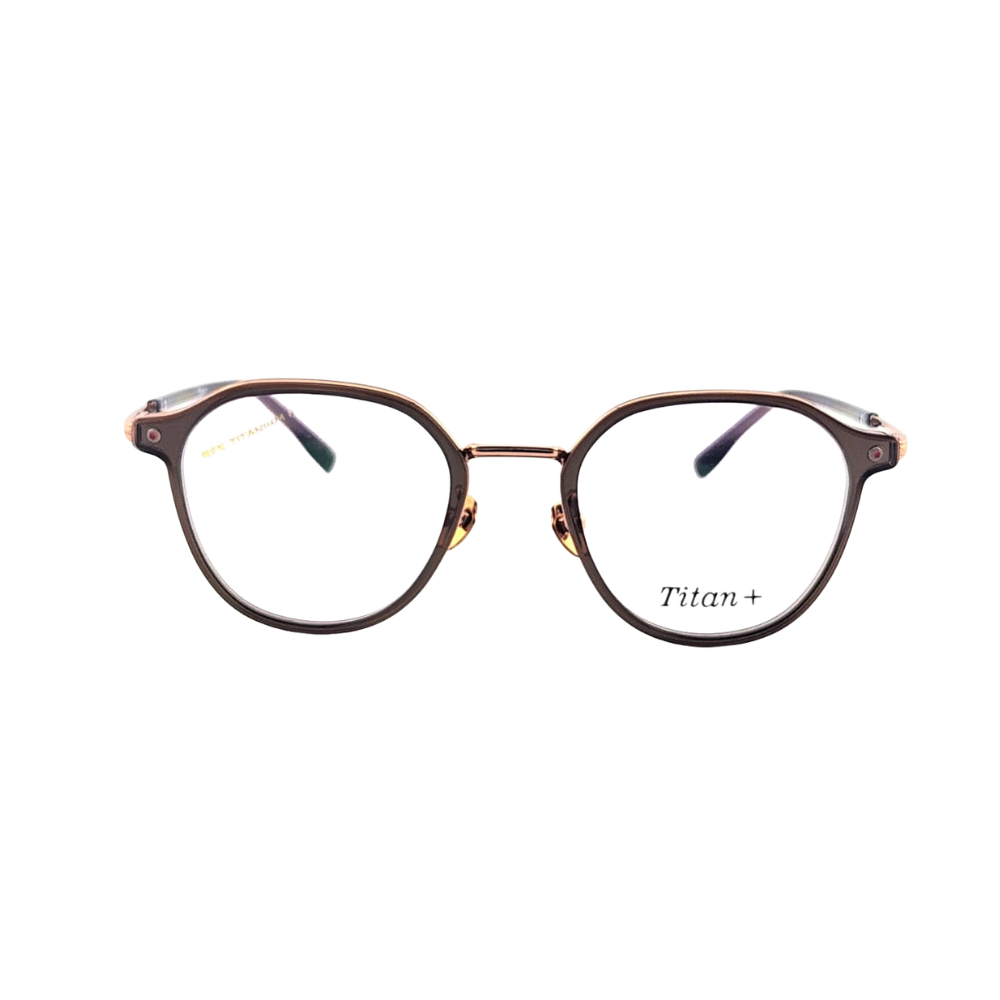 Titan+ AT182A | Ultra-Light Pure Titanium & TR Hybrid Eyeglasses