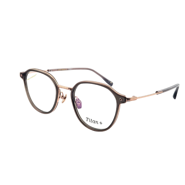 Titan+ AT182A | Ultra-Light Pure Titanium & TR Hybrid Eyeglasses