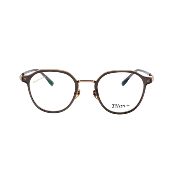Titan+ AT182A | Ultra-Light Pure Titanium & TR Hybrid Eyeglasses