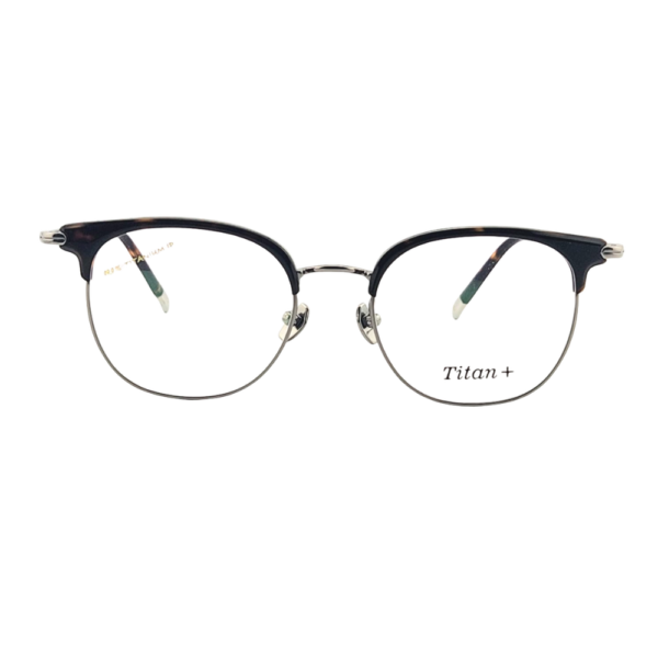 Titan+ AT205A | Professional Pure Titanium & TR Browline Eyeglasses