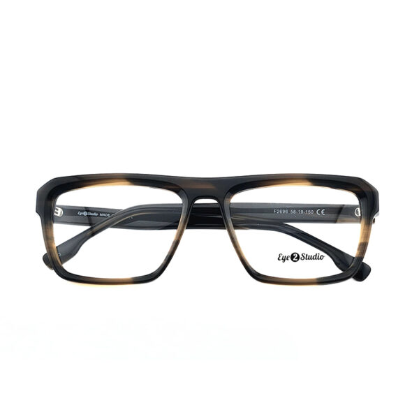 Eye 2 Studio F2696 Premium Acetate Square Eyeglasses