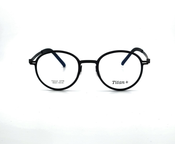 Titan+ Eye Glass Frame Titanium +TR Model No. U2708