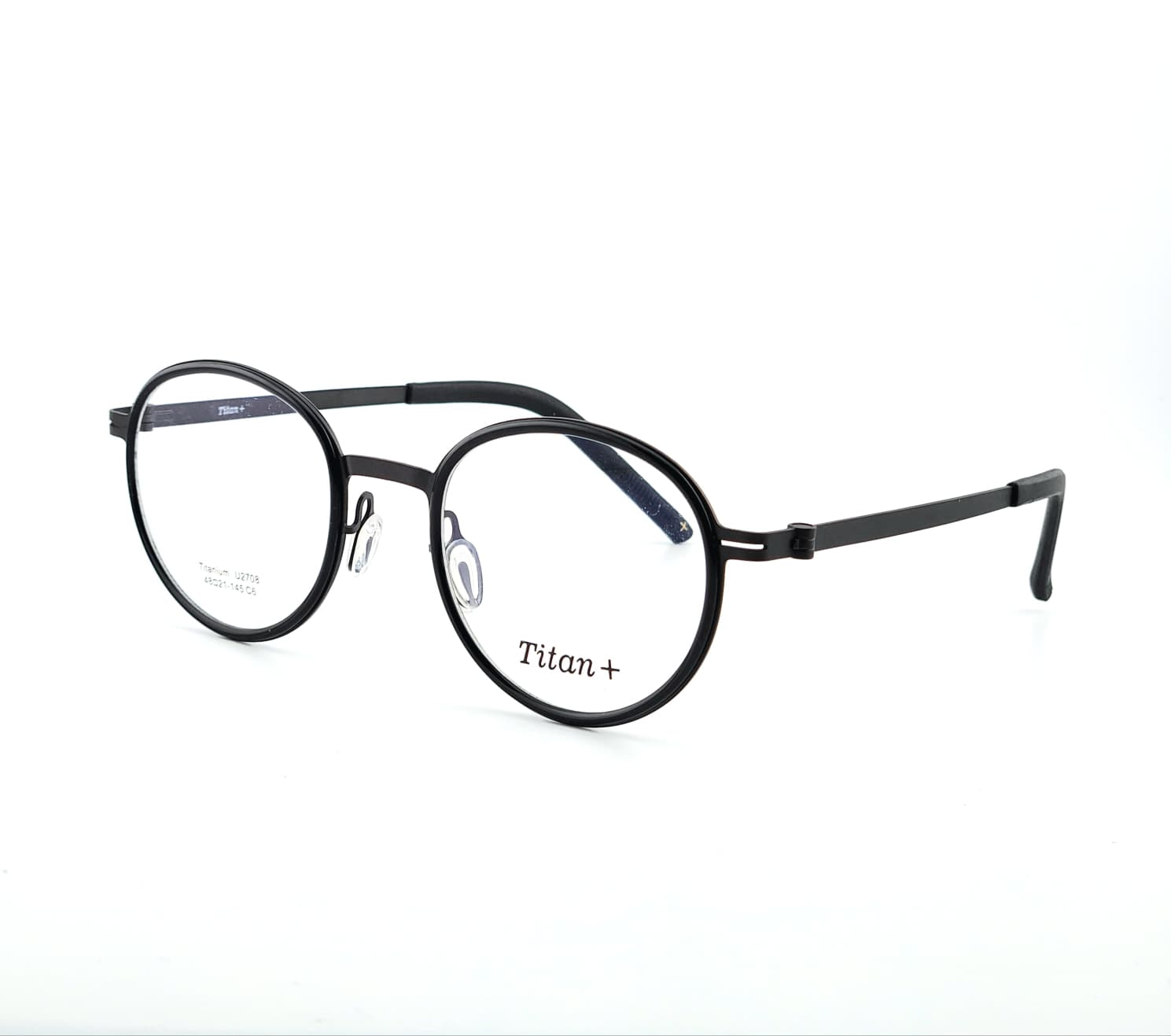 Titan+ Eye Glass Frame Titanium +TR Model No. U2708