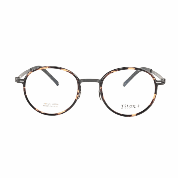 Titan+ Eye Glass Frame Titanium +TR Model No. U2708