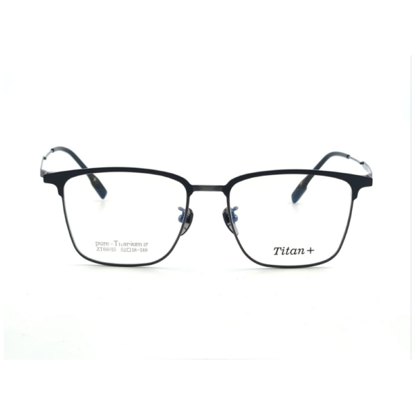 Titan+ ZT66015 | Minimalist Pure Titanium Square Eyeglasses
