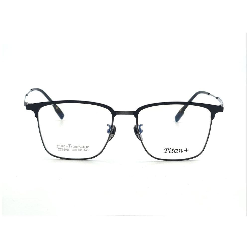 Titan+ ZT66015 | Minimalist Pure Titanium Square Eyeglasses