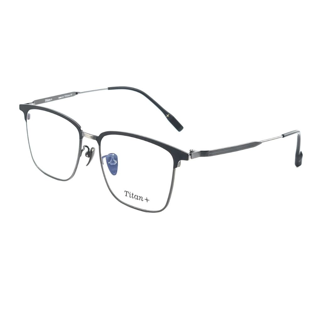 Titan+ ZT66015 | Minimalist Pure Titanium Square Eyeglasses